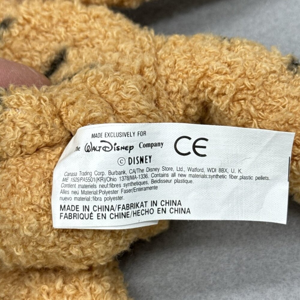 Classic Tigger Plushie Winnie The Pooh Disney Store Fuzzy 8" Stuffed Toy Animal - Picture 6 of 6